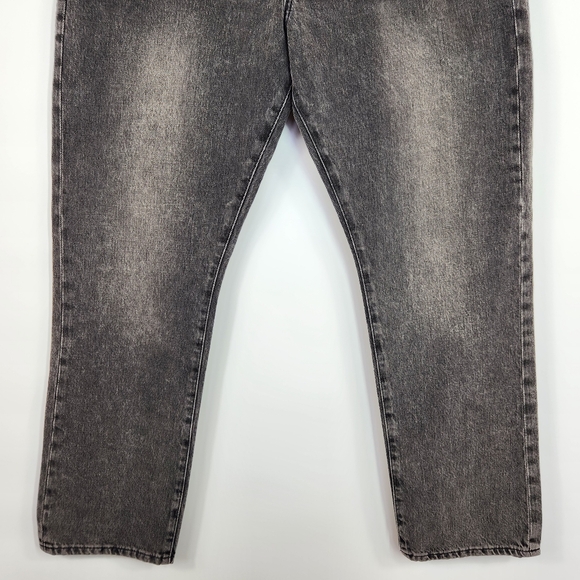 Frame Denim Le Slouch Low Rise Straight Leg Jeans Slouchy Washed Black Grey 31 - Picture 5 of 12